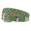 Oferta especial Cinturón europeo y americano de pedrería personalizado tendencia al por mayor para hombre moderno para hombre jeans cinturón Joker cinturón de alto sentido