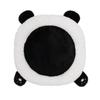 Cojín para coche de panda invierno lindo caricatura coche cómodo cálido cojín de asiento suministros creativos para el interior del coche
