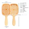 Fornecido Diretamente pelo Fabricante, Pente Airbag com Grade Quadrada para Penteado Volumoso, Massageia e Suaviza os Cabelos, Adequado para Uso Seco e Úmido, Pente de Cabeleireiro tipo Colmeia