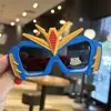 Nuevas gafas de sol polarizadas para niños con forma de robot transformador, coche, gafas de sol de silicona para niño, geniales para niños