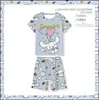 Pijama de verano para niñas, estilo fino, manga corta, ropa de casa de princesa para niños y niñas, conjunto para aire acondicionado, estilo de verano