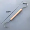 Ganchos para Loja de Roupas, Ganchos S, Cabides de Corda de Cânhamo, Adereços de Exibição, Painéis de Exibição de Madeira, Pregadores de Calça, Argolas para Lenço