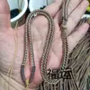 Cordón de Hilo de Algodón Estilo Étnico Tejido a Mano Estilo Tibetano para Colgar Colgantes de Jade, Cordón para Colgante de Jade Hecho a Mano, Cordón para Collar