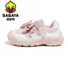 Zapatos Deportivos para Niñas Baba Duck Primavera 2026 Nuevos Zapatos de Princesa para Niñas Zapatos Casuales con Lentejuelas Brillantes y Moño