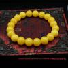 Pulseira de Cera de Abelha Sintética Polonesa Segunda Geração Âmbar Óleo de Galinha Amarelo Unissex Atacado Estilo Étnico Pulseira Artesanal