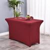 Toalha de mesa elástica transfronteiriça 4FT6FT atividades de hotel de casamento ao ar livre capa de mesa elástica retangular capa de mesa de comércio exterior