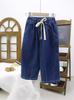 Calça Infantil Primavera 2026 Jeans para Meninos Estilo Coreano Solta Versátil Jeans para Meninas Casual para Crianças