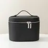Bolsa de maquiagem portátil com múltiplos compartimentos e forro interno removível, grande capacidade para viagens de negócios e viagens, bolsa de armazenamento para cosméticos e cuidados com a pele, atacado