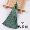 Borla pequeña 8 cm borla corta gruesa borla de seda de hielo antiarrugas vertical pinza de borla vertical marcapáginas pinza de borla de ropa fabricantes al por mayor