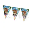 Nuevo Vajilla de Fiesta Maravilla Oceánica Moana Dibujo Animado Infantil Decoración de Fiesta de Cumpleaños Vaso de Papel Plato de Papel Mantel