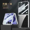 Dropshipping es Adecuado para Funda de Teléfono Anticaídas Galvanizada Samsung Z Flip8, Funda de Vidrio Templado Pintado, Ventas Directas de Fábrica