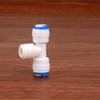 Conector Rápido Tipo T de 2 Puntos Pasante Conector Rápido Conector para Purificador de Agua Filtro de Agua para Beber Directamente