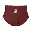 Venta al por mayor transfronteriza ropa interior para dama sin costuras de cintura media con entrepierna de algodón para mayor comodidad, calzones con estampado de dibujos animados para mujer