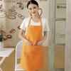 Delantal Publicitario Estilo Coreano con Impresión de Logo para Cocina, Tienda de Té con Leche, Restaurante, Ropa de Trabajo para Supermercado, Delantal de Moda sin Mangas con Cuello Halter