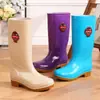 Protección Laboral Rey 43 Extra Grande Botas de Lluvia Altas para Mujer Suela Oxford Antideslizante Zapatos de Goma de Trabajo Impermeables para Cocina Resistentes al Desgaste Zapatos de Agua