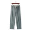Pantalones Casuales de Lino para Hombre Estilo Chino Primavera 2024 Pantalones de Pierna Ancha de Algodón y Lino de Talla Grande Holgados para Hombre Pantalones de Comercio Exterior para Hombre