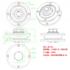 Bisagra de Eje Giratorio Unidireccional con Amortiguación de Alto Par Soporte de Parada Arbitraria Articulación de Brazo Oscilante Par Ajustable dentro de 25NM Ahorro de Mano de Obra