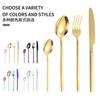 Temu transfronterizo vajilla de acero inoxidable serie caballero hotel vajilla occidental brillante cuchillo tenedor cuchara para bistec cuchara de postre al por mayor
