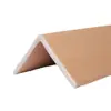 Tiras Protectoras de Esquina para Cartón, Protectores de Esquina de Papel para Embalaje, Protección de Esquina en Forma de L de Papel Kraft para Embalaje Logístico, Angulo Recto Anticolisión Engrosado