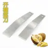 Proveedor de frutas al por mayor entrega herramienta para pelar durian pelador pelador de frutas cuchillo para durian de acero inoxidable