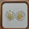 Año Nuevo, Año del Caballo, Pegatinas para Teléfono de Oro Puro, Princesa Rica, Por Favor Trae Riqueza, Pegatinas de Tarjeta Dorada de Tesoro, Hojuelas de Oro, Pequeños Regalos