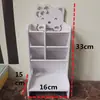 Caixa Organizadora Porta-Canetas para Mesa de Escritório de Estudante Ornaments Criativos Simples Nórdico Multi-grade Multifuncional Grande Capacidade Porta-Canetas