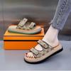 Sandalias para Mujer 2024 Verano Celebridad de Internet Moda Nuevos Planos Estudiante Versátil Mágicas Romanas Deportivas Antideslizantes Zapatos de Playa