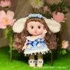 Boneca Cheia 28cm Boneca Expressão Engraçada Fofa Boneca Feia Fofa Corpo Inteiro Vinil Olho 3D 5 Articulações Brinquedo Infantil