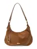 Bolsa Casual Retro de Camurça e Pelúcia Feminina 2026 Nova Versátil para o Dia a Dia Bolsa de Ombro Único Sob o Braço Bolsa de Mão com Design de Nicho