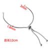 Pulsera de acero inoxidable push-pull horno de vacío galvanoplastia accesorios de joyería dorados moda ajustable extensible titanio acero joyería
