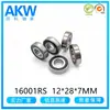 16001RS Suministro Directo de Fábrica de Cixi Rodamiento de Bolas de Surco Profundo de 12*28*7mm Rodamiento para Aerogenerador