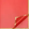 Papel de Embrulho de Flores à Prova d'Água para Atacado para Floristas, Materiais de Papel de Embrulho Floral, Papel Ouya com Borda Dourada Papel de Embrulho para Buquês