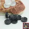 Grosso de alta qualidade resina em forma de tigela pérola quatro-olho botão camisa cardigan botão atacado DIY botão preto/branco