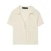 Ordem do comércio exterior! ZR Roupa Feminina Transfronteiriça 2026 Novo Conjunto de Moda Europeia e Americana com Textura, Blusa de Manga Curta + Calça de Barra Reta