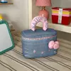 Mochila de Ombro Portátil de Pelúcia Gatinho Hello Kitty Coração de Menina Mochila Fofa de Rua Presente
