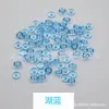 Bolsa de 2g de Slime Barro de Cristal Cuentas Planas Pequeñas Cuentas Sueltas Accesorios Cuentas Porosas No Porosas con Base Plana Semicircular Accesorios para Joyería DIY