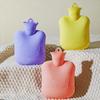 Bolsa de agua caliente portátil de temperatura constante, PVC de alta densidad, linda, pequeña, fresca, cálida, calentador de manos, inyección de agua, duradera