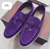 Venta directa de fábrica 2023 Versión alta Zapatos casuales para mujer con pedal LP, suela blanda, mocasines de cuero cómodos y versátiles
