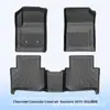 Alfombrillas de Piso TPE para Todo Clima Adecuadas para Chevrolet Colorado Crewcab Combustible 2015-2022