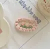 Pasador de cereza tejido a mano de lana personalizado, clip lateral de flor coreana tejido a mano, joyería para mujer, accesorios para el cabello, venta al por mayor, envío gratis