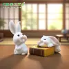 Paisaje en miniatura, figura linda de conejo zanahoria, adorables accesorios de decoración DIY para casa de muñecas, adornos en miniatura para escritorio