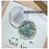 Arte de Unhas Flores Secas Joias para Unhas Estilo Ins Japonês Pintura a Óleo Jardim de Monet Pétala Flor Floral Misto Material DIY