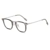 Montura de Gafas Estilo Hepburn Retro Anti Luz Azul Montura Cuadrada de Aleación Montura Artística para Rostro Pequeño Nuevo Modelo Verano 2026