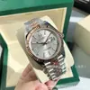 Relógio Mecânico Automático Laojia com Bisel Dentado, Pulseira de Aço Inoxidável, Mostrador com Diamantes, Luminoso, À Prova d'Água, Relógio Masculino para Negócios