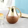 Bule Isolado Estilo Europeu para Uso Doméstico, Bule de Água Isolado, Bule de Água Quente, Garrafa Térmica, Bule Térmico Grande Capacidade para Casamento