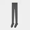 Medias de Seda con Tacón Recto para Mujer Otoño/Invierno Ropa Exterior Capa Base Pantalones Cálidos Adelgazantes Medias de Base de Alta Densidad 240 Agujas Grises
