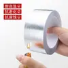 Fita Adesiva de Alumínio com Fibra de Vidro, Fita Espessada de Proteção Solar para Aquecedores de Água e Coifas, Fita Adesiva Impermeável de Vedação Resistente a Altas Temperaturas com Fibra de Vidro