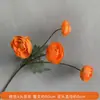 Ramos de Flores Artificiales de Color Naranja para Bodas, Decoraciones de Salón de Bodas, Arreglos Florales de Techo, Arreglos Florales, Flores de Seda, Caminos de Flores Artificiales