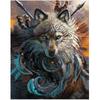 Pintura de diamante diy comércio exterior World of Warcraft Wolf cubo diamante redondo diamante completo fábrica atacado one-piece entrega