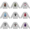 Sudadera de camuflaje de moda transfronteriza para hombre, otoño e invierno, manga larga, estampado de letras, holgada, cuello redondo, sudadera pullover para hombre